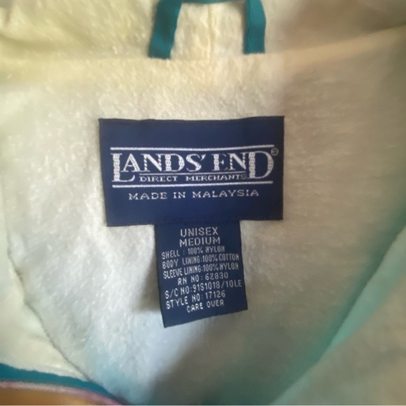 Vintage LL Bean Teal Jacket unisex Medium - Picture 4 of 4